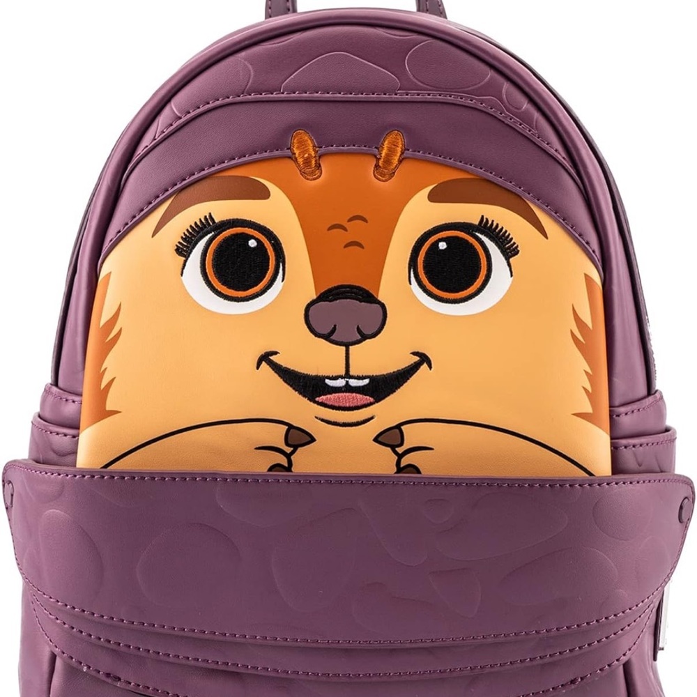 Loungefly Purple and Orange Character Backpack
